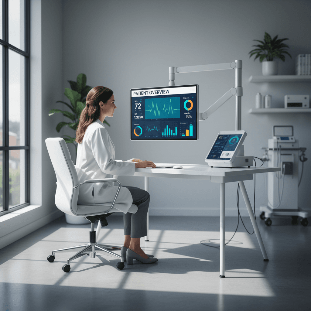 Data transmission to provider dashboard